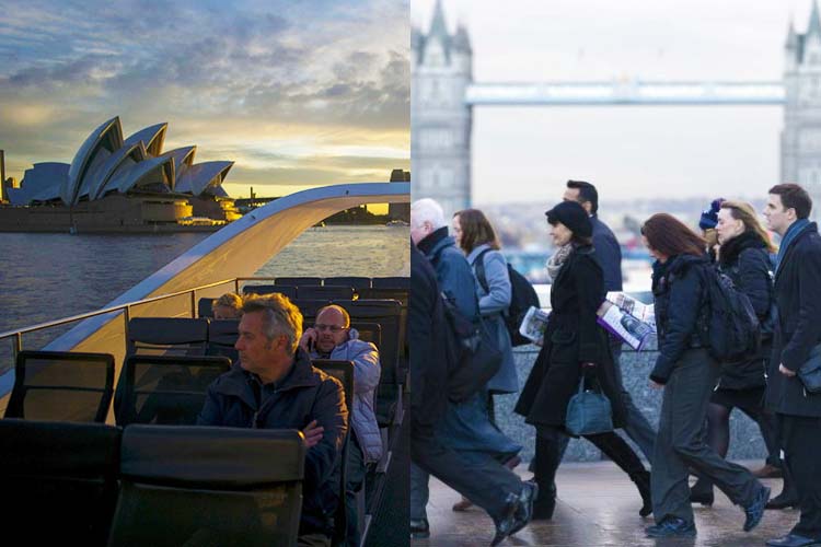 working in london vs sydney