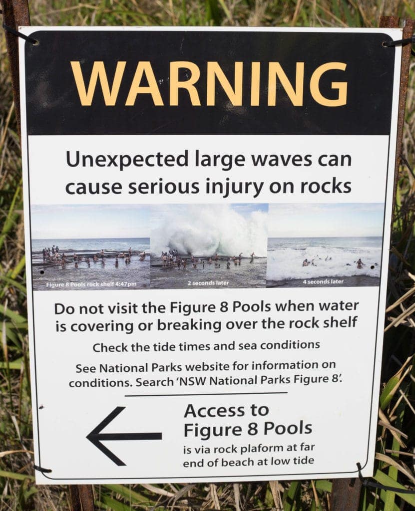 Figure-8-pool-warning - Londoner In Sydney