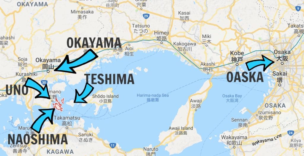 HOW-TO-GET-TO-NAOSHIMA-MAP