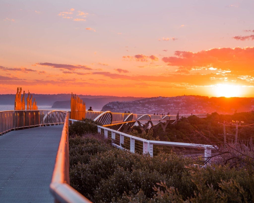 newcastle-anzac-walk-sunset-australia