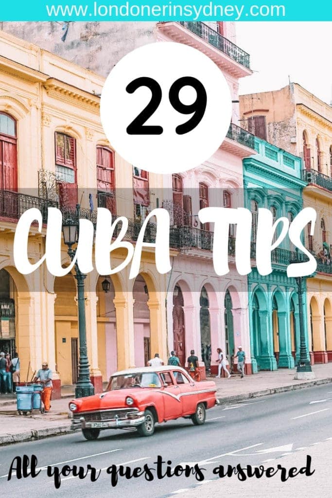 CUBA TIPS-3 - Londoner In Sydney
