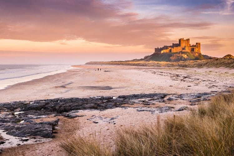 Bamburgh-beach-best-uk-beaches - Londoner In Sydney Bamburgh-beach-best-uk-beaches