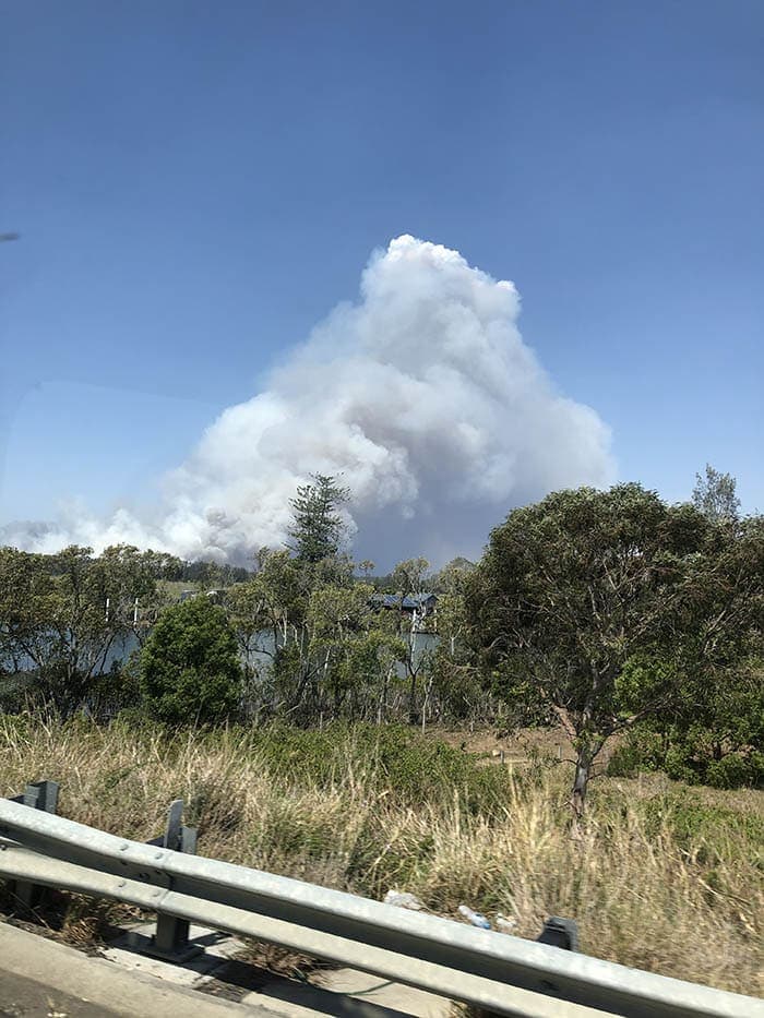bush-fire-australia-crowdy-bay-national-park - Londoner In Sydney