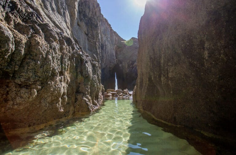 Nanjizal-Beach-Cornwall-best-beaches-in-UK - Londoner In Sydney Nanjizal-Beach-Cornwall-best-beaches-in-UK