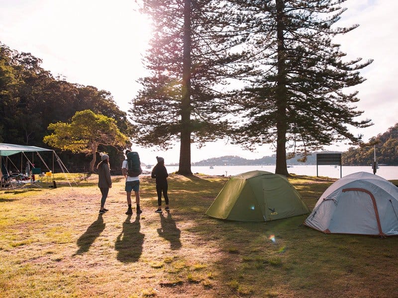 camping-at-the-basin-pittwatter-sydney - Londoner In Sydney