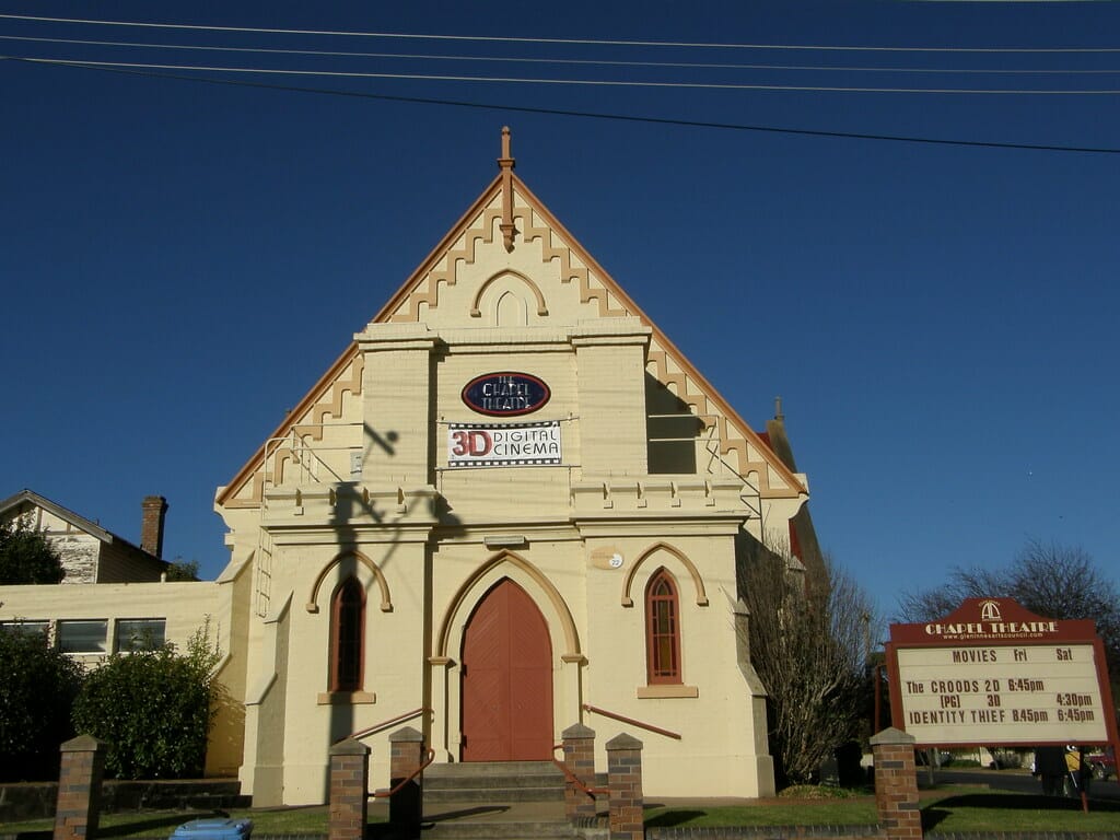 Glen Innes Chapel Theatre - Londoner In Sydney Glen Innes Chapel Theatre