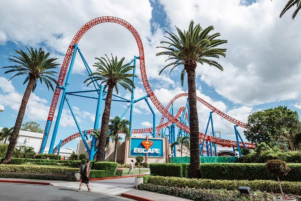 warner-bros-movie-world-gold-coast-superman-ride - Londoner In Sydney warner-bros-movie-world-gold-coast-superman-ride