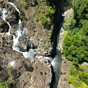 Kureelpa-falls-mapleton-national-park-drone