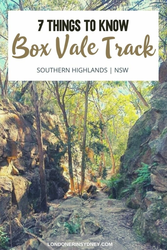box-vale-track - Londoner In Sydney