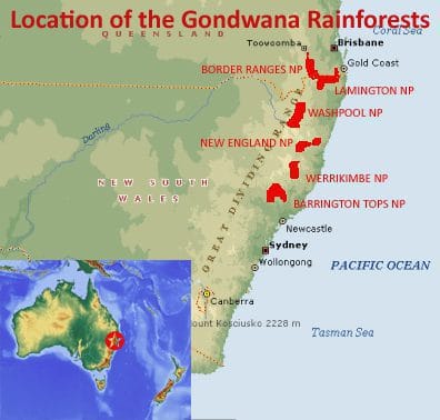 Gondwana-Rainforests-of-Australia-Location-Map