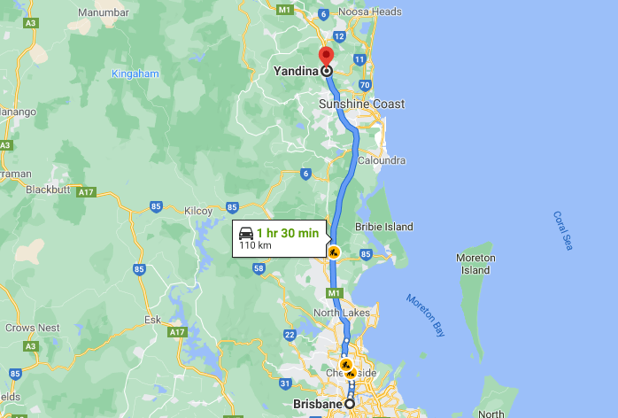 yandina-map - Londoner In Sydney yandina-map