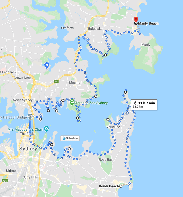 bondi-to-manly-walk-map