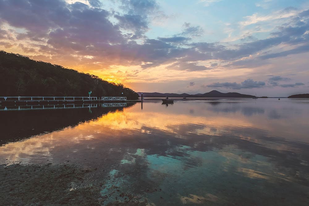 pacific-palms-nsw-sunset