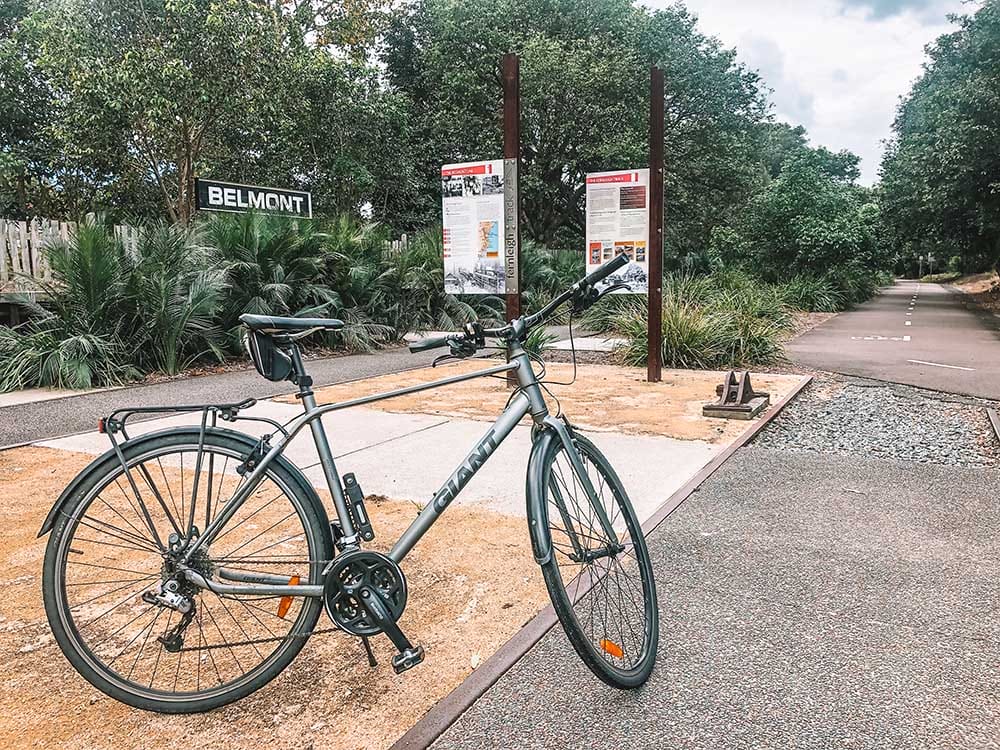 the-ferneligh-track-bike-belmont-newcastle-nsw - Londoner In Sydney the-ferneligh-track-bike-belmont-newcastle-nsw