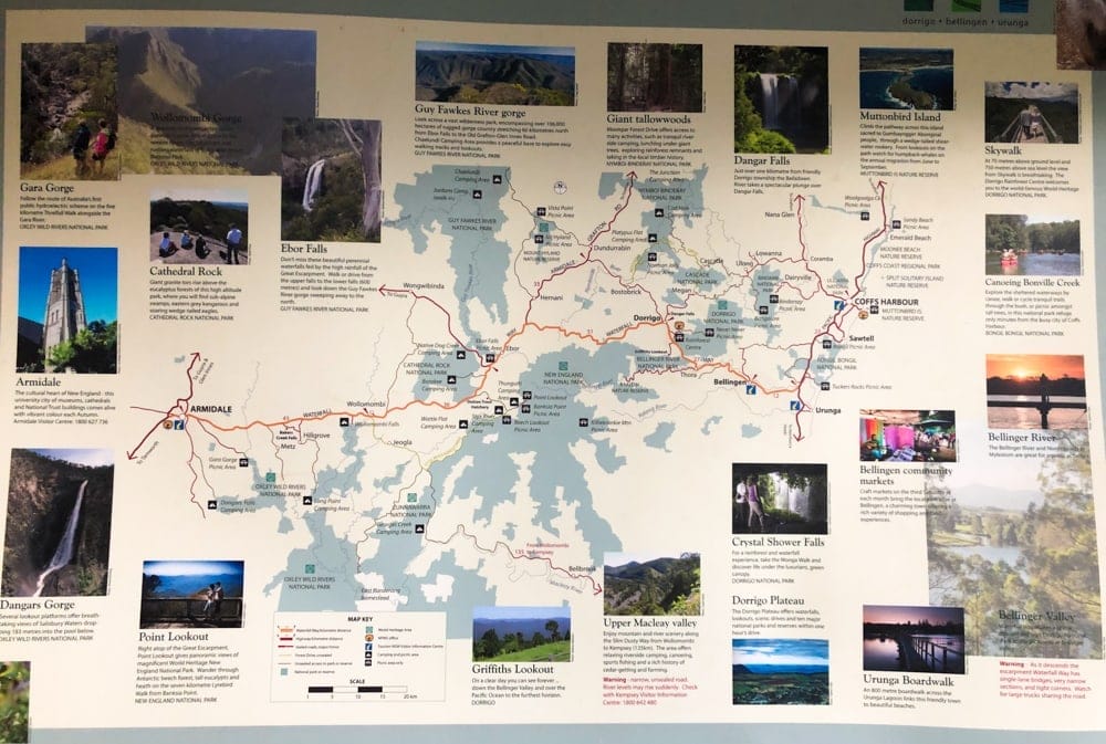 map-of-waterfall-way - Londoner In Sydney map-of-waterfall-way