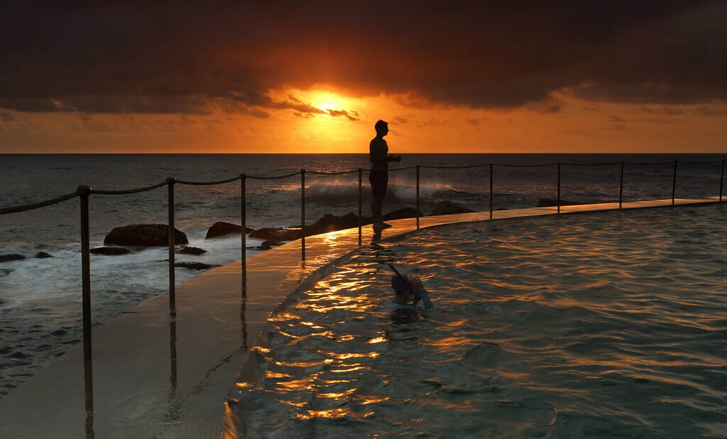 best-sunrise-in-sydney-bronte-rockpool