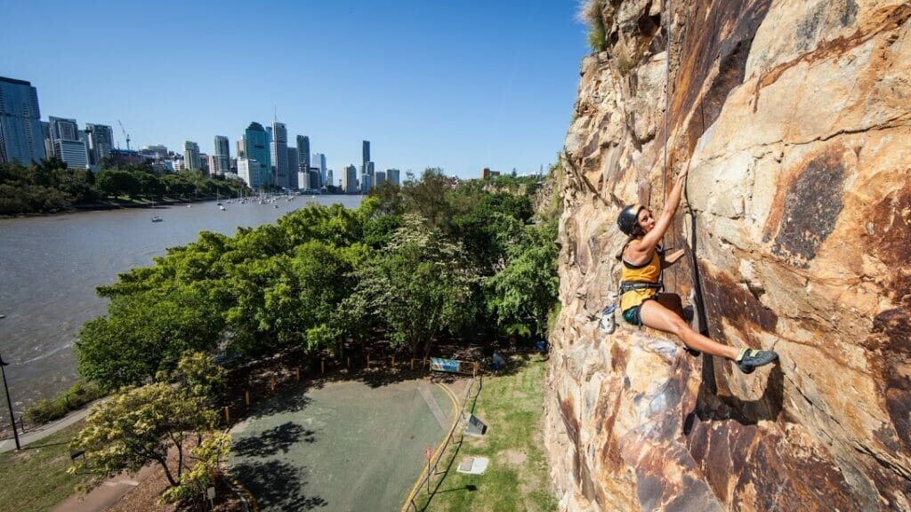 Abseiling-Kangaroo-Point Cliffs-Brisbane - Londoner In Sydney Abseiling-Kangaroo-Point Cliffs-Brisbane