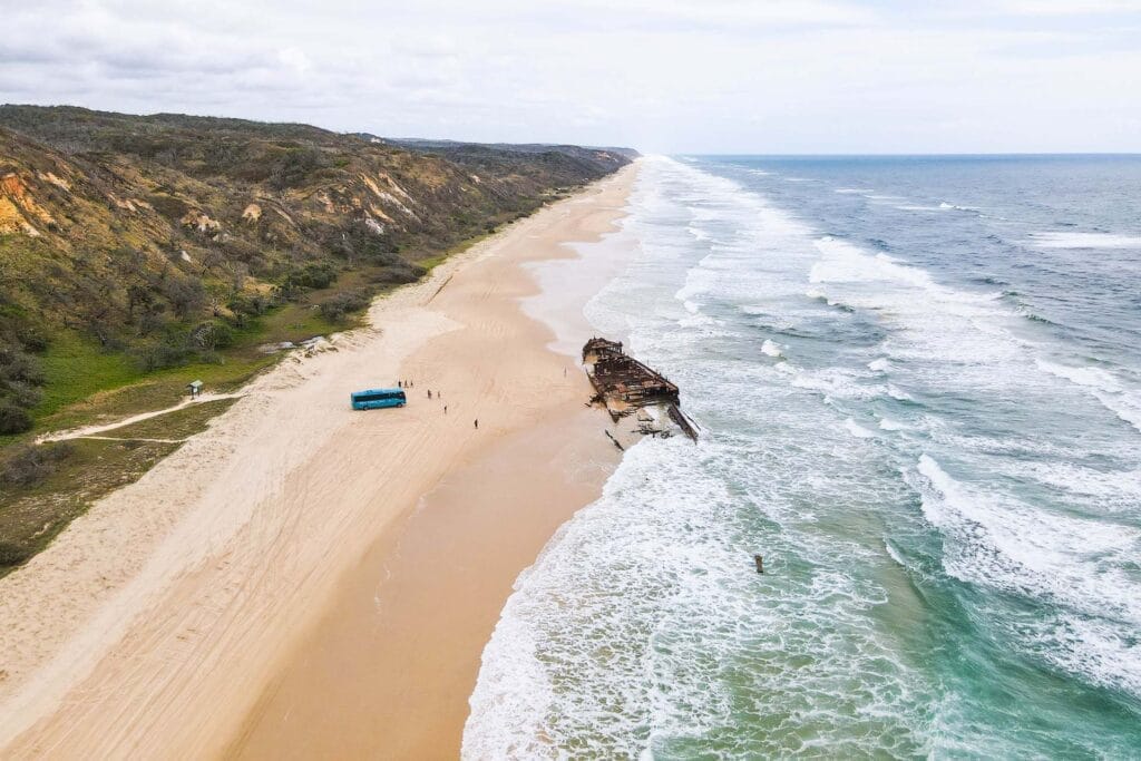 maheno-shipwreck-fraser-island - Londoner In Sydney maheno-shipwreck-fraser-island