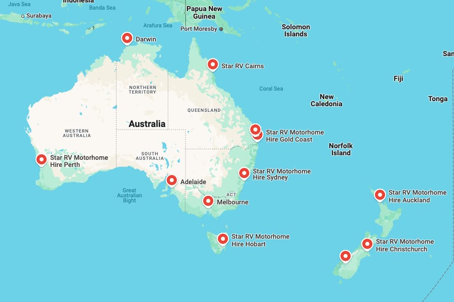 star-rv-map - Londoner In Sydney star-rv-map