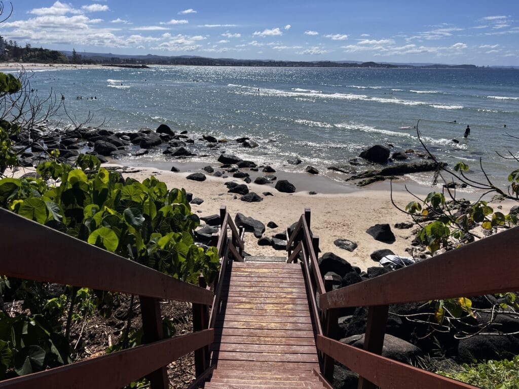 Rainbow-bay-gold-coast-day-trips-from-brisbane